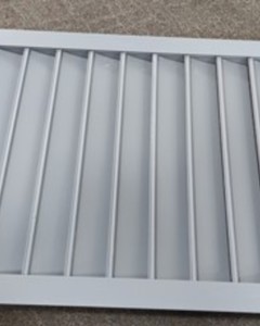 PVC shutter 410x410mm  gray